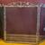 Beautiful Vintage Carved Ornate Pewter Fireplace Screen 1 thumbnail