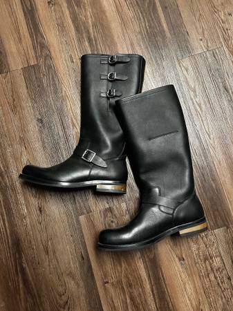 Moschino Over-the-calf Boots. Gorgeous. Size 45 (US 12). 1