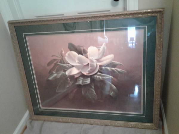 "Antique Magnolia" Frame Print 1