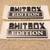 2X "SH*TBOX EDITION" Emblems Black White 3 1/8" X 1 1/4" 1 thumbnail
