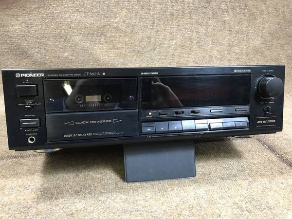 Pioneer CT-S601R Auto Reverse Cassette Deck 1
