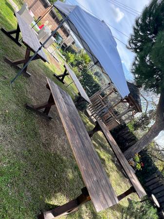 Farm table 8ft - numbers marquee 1