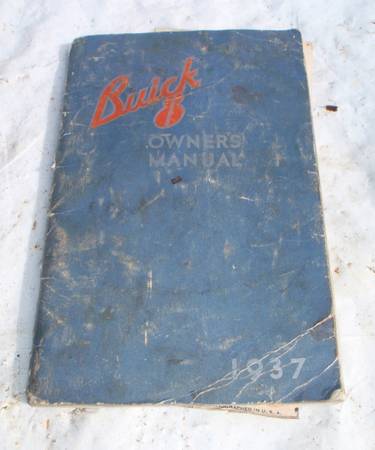 1937 Buick Owners Manual 1