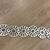 Vintage Western Boho Silver Leather Round Circle Belt Silver Belt 5 thumbnail