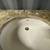 97"W Off White Double Brookhaven Bathroom Vanity Granite Top Used 5 thumbnail