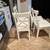 Set of 4 WorldMarket Solid Wood White Dining Chairs in Very Good Condi 6 thumbnail