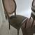 wood dining table and wicker back chairs 3 thumbnail