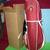 RED Golf Bag 26" high NEW good for Wine ? Gift Box Holder or What Have 1 thumbnail
