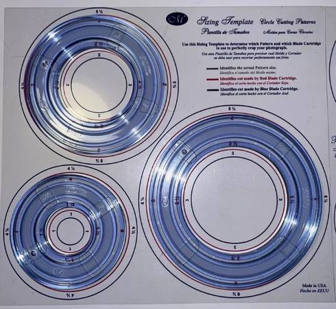 Creative Memories Custom Cutting System: 13 templates, mat, blades 1