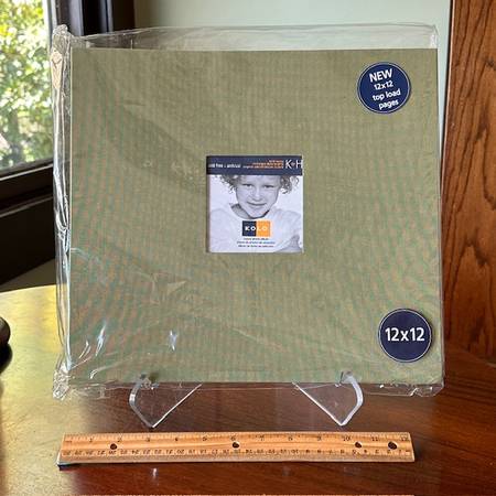 KOLO ‘kaji’ Top-load Post-bound Photo Album 12 x 12, Sage Green – NIB 1