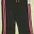 New GW SPORT Lady's 1X CAPRI KNIT PANTS, BLACK/PINK 1 thumbnail