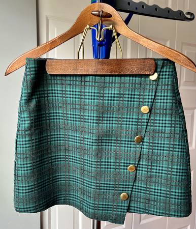 green plaid dress forever 21 Mini Skirt - Size M - clothing & accessories - by owner - apparel sale Ladies dresses