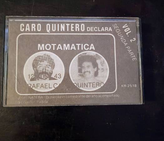 Rafael caro quintero cassette tape 1