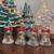 Vintage 4 Cloche Bell Christmas Ornaments 1960's 1 thumbnail