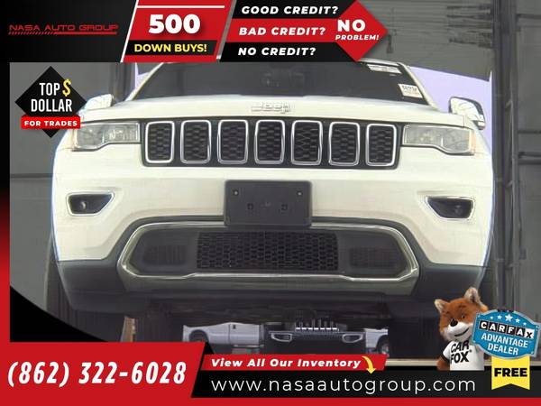 2018 Jeep Grand Cherokee Limited 4x4 4 x 4 4-x-4 - $15,420 (The price in this ad is the downpayment)63615127483523122