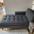 Crate and Barrel Petrie Midcentury Chaise Lounge/ sofa/ couch 1 thumbnail