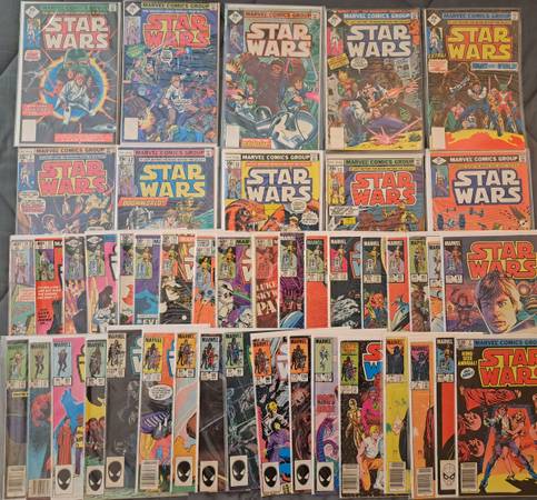 Star Wars Original (Marvel Comics 1977) Lot of 45 Comic Books + Last Issue, Annu 1