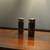 Antique Silver and Cobalt glass Salt and Pepper shakers 5 thumbnail