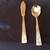 Cellini Gold plated stainless steel flatware 3 thumbnail