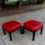 Mid Century Style Stacking Ottomans / Foot Stools 10 thumbnail