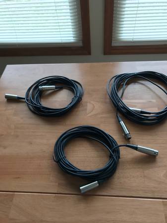 25' Mic cable $ 25.00 each 1