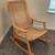 VINTAGE HANS WEGNER STYLE MID CENTURY WOOD & ROPE ROCKING CHAIR 1 thumbnail