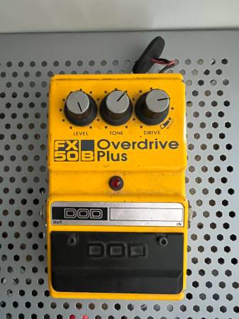 Vintage DOD FX50-B OVERDRIVE PLUS GUITAR EFFECT PEDAL 1