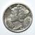 1943 D Mercury Dime, # 222, dimes, vintage coins 2 thumbnail