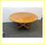 Kriss Home Round Pine Dining Table 8 thumbnail