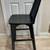 New Linden Bar Stool Windsor Wood Counter Height Barstool Black 4 thumbnail