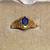 Vintage Natural Oval Blue Sapphire Fashion Ring 2 thumbnail