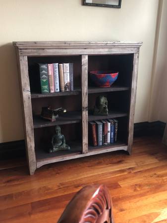 Bookcase, Vintage, Antique, Shabby Chic, Distressed 1