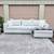 White Ashley 2pc Sectional w/ Chaise - Delivery 2 thumbnail