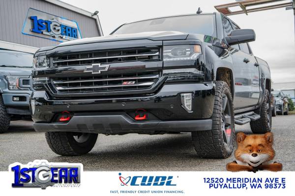 2018 Chevrolet Silverado 1500 4x4 4WD Chevy Truck LTZ Crew Cab 1