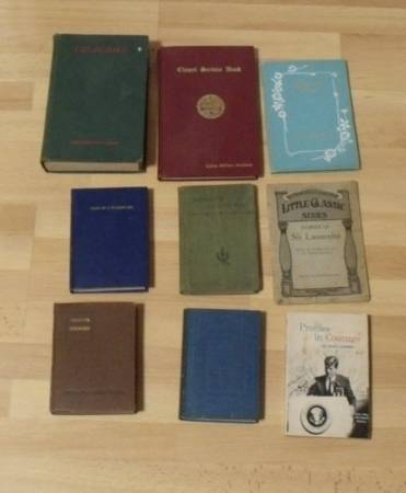 9 old books 1