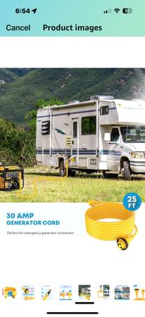25' CABLE DE ENERGÍA PARA REMOLQUE - $20 (Ripon)63471299218177124