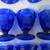 8 vintage blue glass sherbets Anchor Hocking 5 thumbnail
