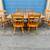 Vtg Contemporary Early American Maple Chairs (Set of Six) 9 thumbnail