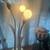 Mid Century Brass & Pink Lily Lamp 6 thumbnail
