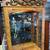 HUTCH DISPLAY CASE - Wood & Glass , lighted & mirror High Quality 2 thumbnail