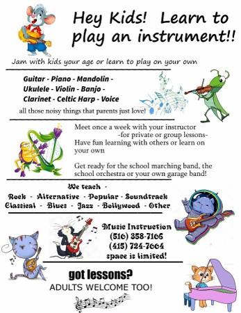 ♬ Music Lessons that Rock!🎸 Guitar, Piano, Drums, Ukulele, and more 1