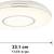 NEW ARTIKA Ceiling Light Fixture Flush Mount Round Circular Adjustable 9 thumbnail