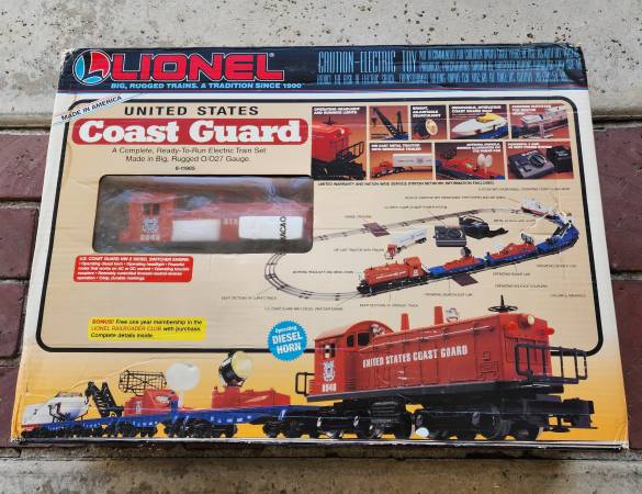 LIONEL "COAST GUARD" Train set "O" scale 1