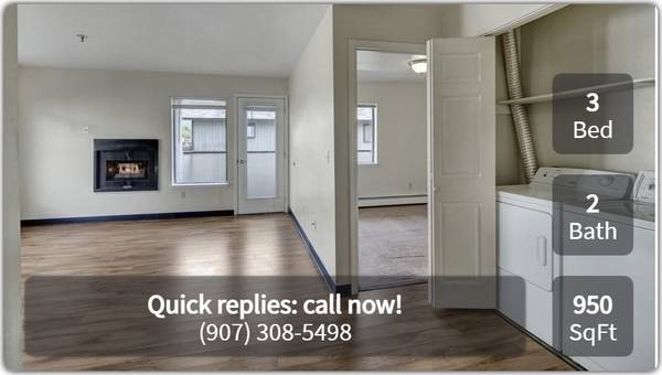 $2,170 / 3br - 950ft2 - Zoom on over for a look at our great 3 bed, 2 bath! 950 Sq Ft! (Anchorage - South Abbott Loop)64014172691586122