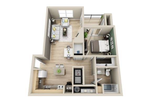 $1.705 / 1br - 746 pies² - ¡El departamento perfecto de una habitación para ti y tu amigo peludo!! (Fairview, OR)63842024791939120