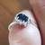Genuine Blue Sapphire Ring, Vintage (Thai / Thailand) 1 thumbnail