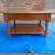 Decorative Solid Oak Oval Coffee Table With Lower Shelf; 2 thumbnail
