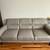 Gray Leather 3 Seater Couch 1 thumbnail