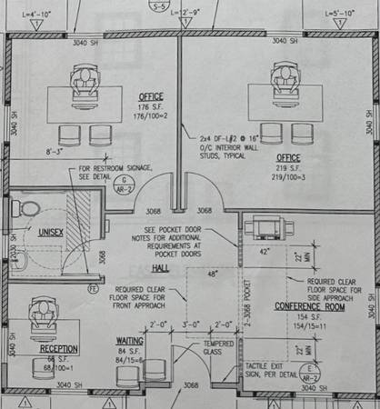$1,250 / 900ft2 - Newly Constructed Professional Office Space (Redding)63972382838275120