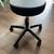 Adjustable swivel stool, black 2 thumbnail